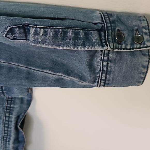 BENCH RARE Denim Jacket/Overcoat - Picture 6 of 8